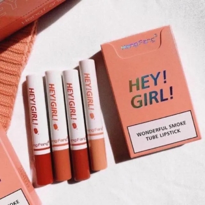 Picture of HenhFang Hey Girl 4 Pcs/set Wonderful Smoke Tube Lipstick(4)