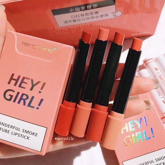 Picture of HenhFang Hey Girl 4 Pcs/set Wonderful Smoke Tube Lipstick(4)