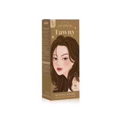 Picture of Kota Cosmetics Hair Color Cream Tawny (Natural Brown)-100ml(Tawny)