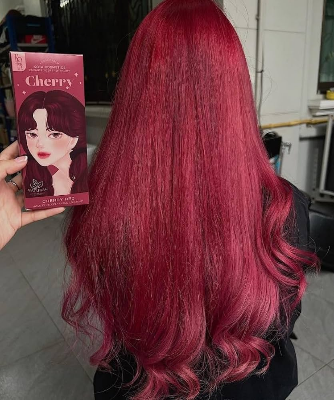 Picture of Kota Cosmetics Hair Color Cream Cherry (Cherry Red)-100ml(Cherry Red)