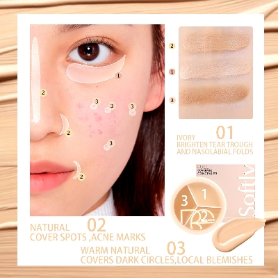 Picture of Beauty Glazed Full Coverage Concealer- 12g (401)(1)