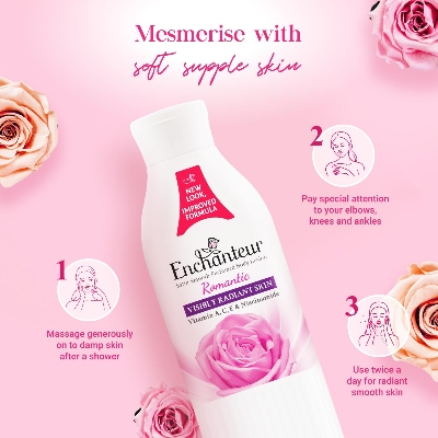 Picture of Enchanteur Satin Smooth Perfumed Romantic Lotion- 250ml(Romantic)