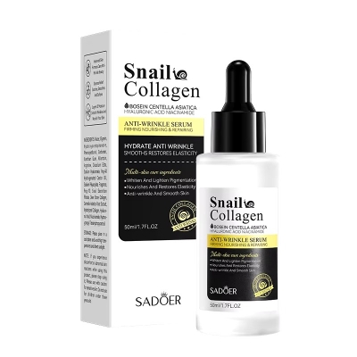 Picture of SADOER Snail Collagen Bosein Centella Asiatica Hyaluronic Acid Niacinamide Anti Wrinkle Serum- 50ml(Snail Collagen)