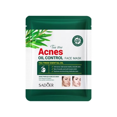 Picture of SADOER Tea Tree Acnes Oil Control Facial Sheet Mask- 25g(Tea Tree)