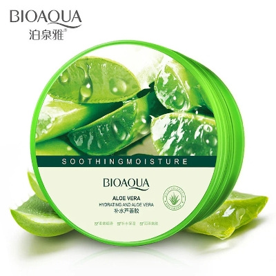 Picture of BIOAQUA Aloe Vera Moisturizing Rejuvenating Soothing Gel- 300g(Aloe Vera)