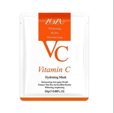 Picture of ZOZU Moisturizing & Hydrating Vitamin C Face Sheet Mask- 25ml(Vtamin C)