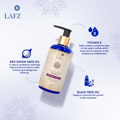 Picture of LAFZ Onion Seed Oil Shampoo- 200ml(Onion Seed Oil)