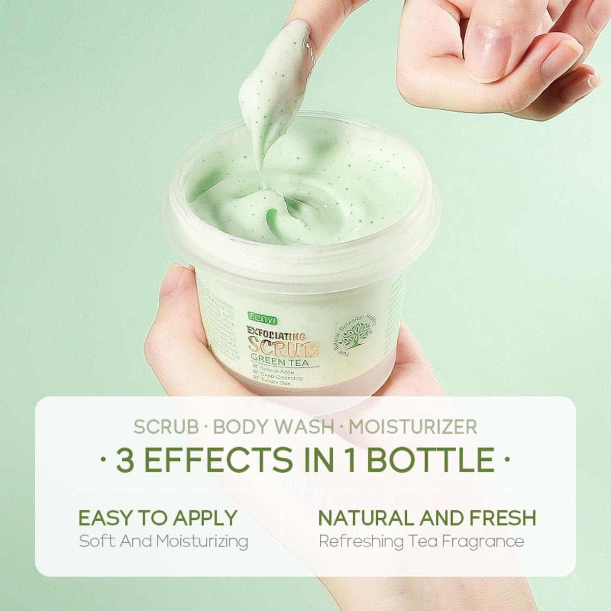 Picture of Fenyi Green Tea Facial Exfoliating Scrub- 100g(Green Tea)