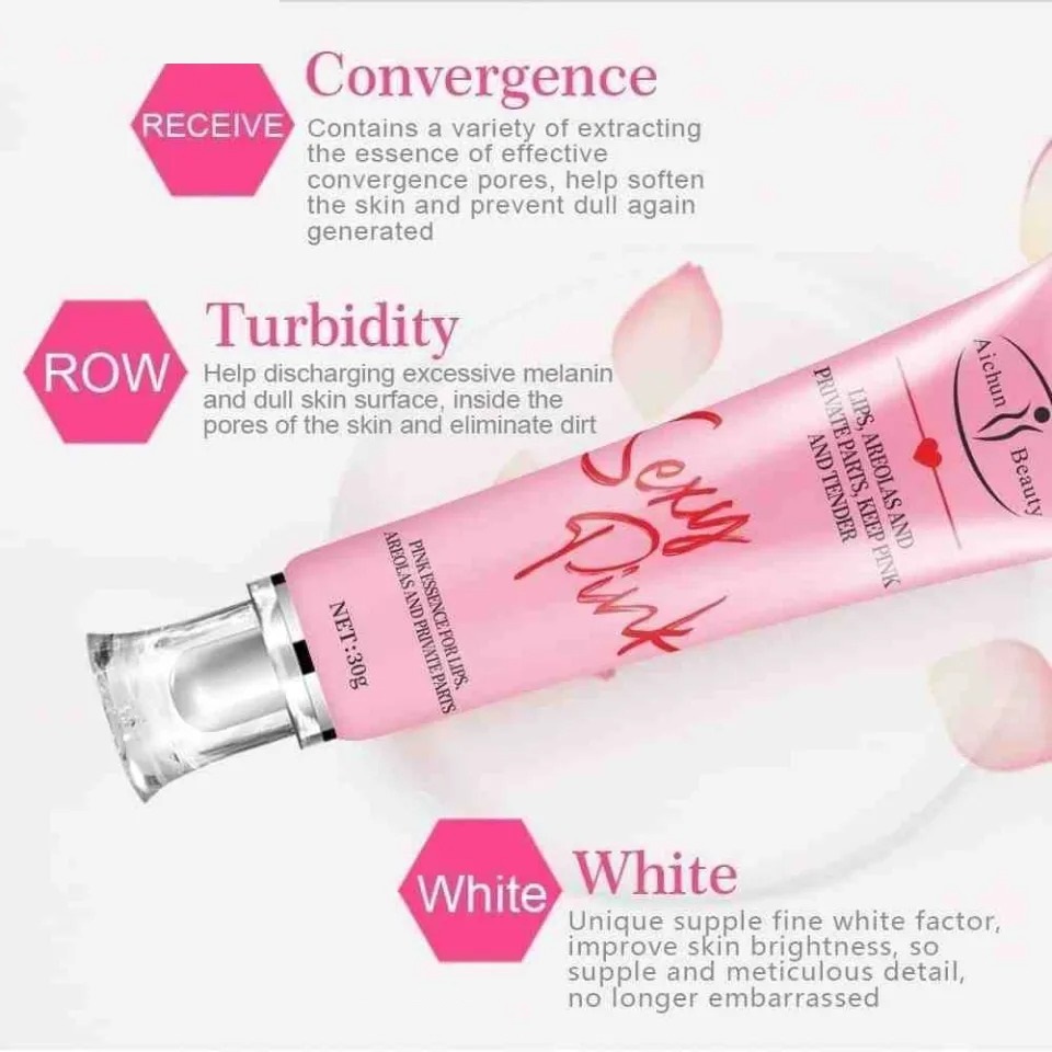 Picture of Aichun Beauty Sexy Pink Cream for Lips Areolas & Private Body parts Gel -30g(Pink)