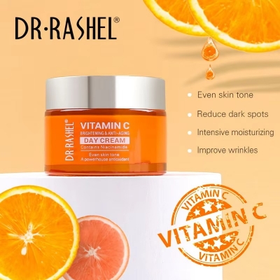 Picture of Dr Rashel Vitamin C Brightening & Anti-aging Day Cream- 50g(Vitamin C)