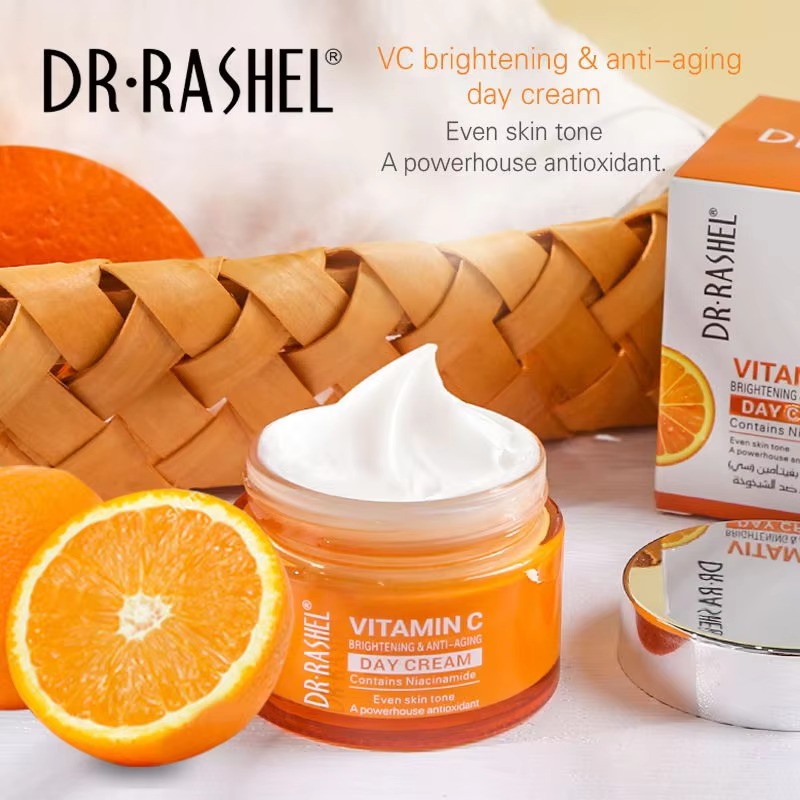 Picture of Dr Rashel Vitamin C Brightening & Anti-aging Day Cream- 50g(Vitamin C)