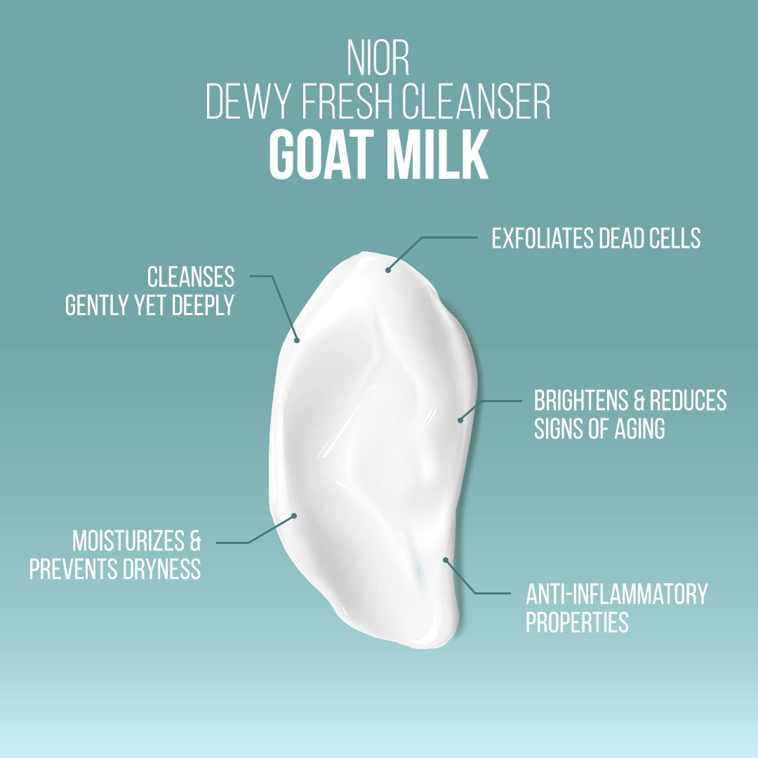 Picture of NIOR Dewy Fresh Goat Milk Cleanser- 100ml(Goat Milk)