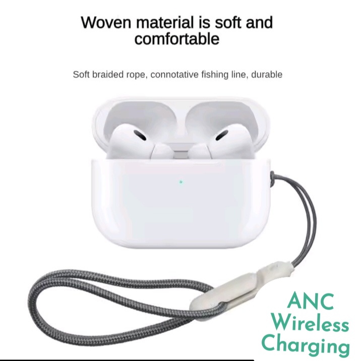Picture of JUYUPU  A5Pro Earbuds_Airpods pro 2nd gen wireless charging_ANC TWS Earbuds - White_tws_earbuds,airpods(White)
