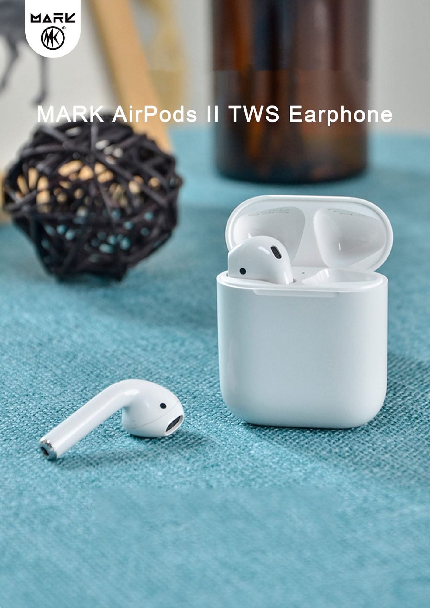 Picture of JUYUPU  M1 Earbuds_Airpods wireless TWS Earbuds - White_tws_earbuds,airpods(White)