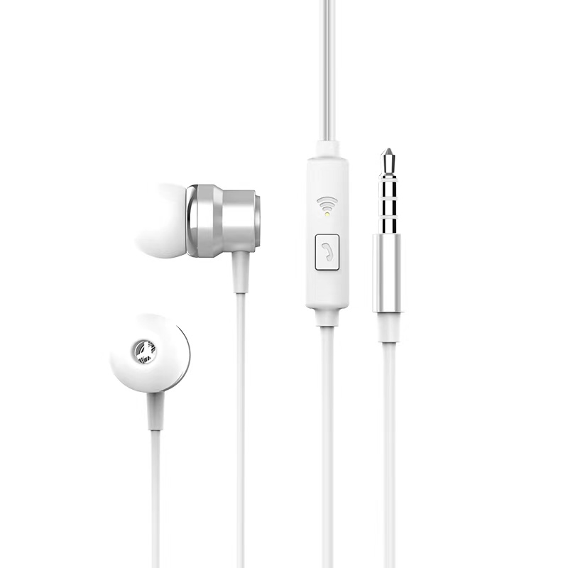 Picture of HEADPHONE-JUYUPU K3L Super Bass Crystal CLEAR SOUNDEarphone - Headphone - Ear Phone(Silver)