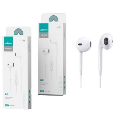 Picture of headphone_JUYUPU K1 Super Bass Crystal CLEAR SOUND 3.5mm jack Earphone - Headphone - Ear Phone(White)