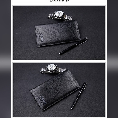 Picture of Men Wallets Men Jeep Wallet with Coin Bag Small Money Purses New Design Dollar Slim Purse Money Clip Wallet