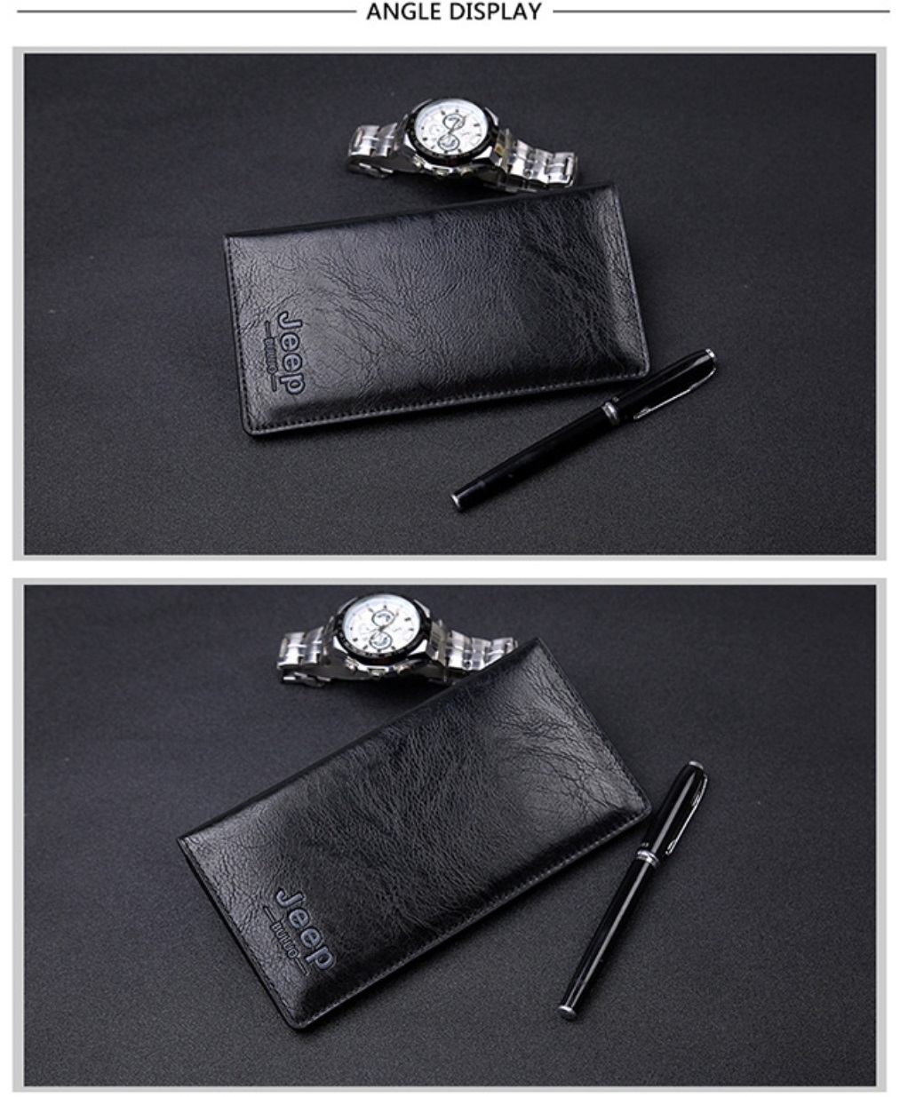 Picture of Men Wallets Men Jeep Wallet with Coin Bag Small Money Purses New Design Dollar Slim Purse Money Clip Wallet