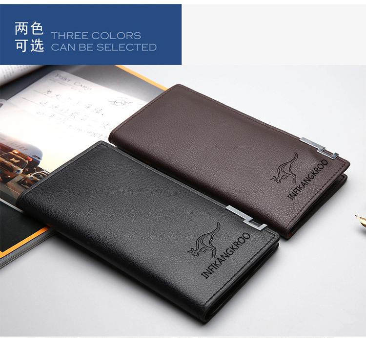 Picture of Long Purse Pu Leather Wallet For Men High Quality Wallets For Male - Wallet