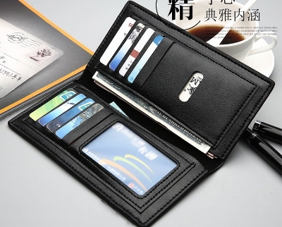 Picture of Long Purse Pu Leather Wallet For Men High Quality Wallets For Male - Wallet