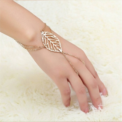 Picture of Alloy Sen Leaf Ornaments Simple Women's Bracelet - Bracelet