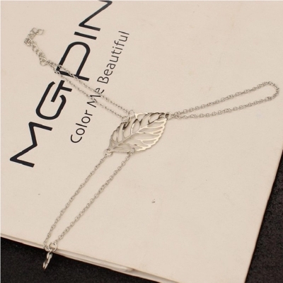 Picture of Alloy Sen Leaf Ornaments Simple Women's Bracelet - Bracelet