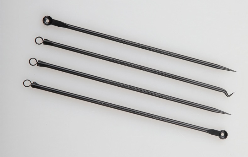 Picture of 4 pcs/set Carbon steel rose gold acne needle four-piece acne needle blackhead tool
