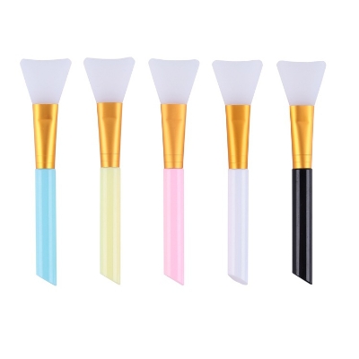 Picture of Silicone facial mask brushes facial mask brushes soft-headed silicon makeup brush set- Brush