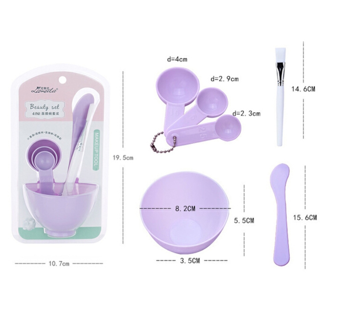 Picture of 6 Pcs/set Msk bowl Set Msk Brush Stick for Makeup