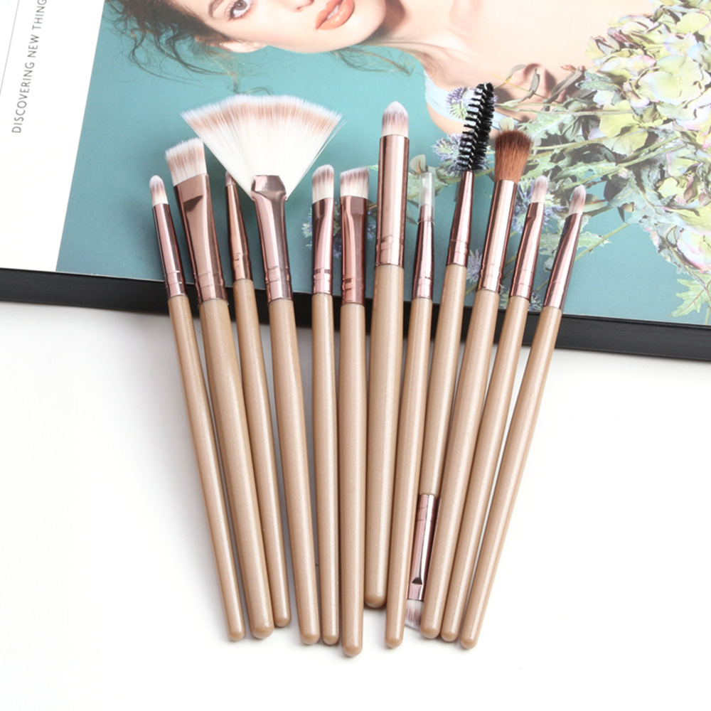 Picture of 12 Pcs/Set Eye Makeup Brushes Beauty Tools For Makeup - Makeup Brush Set
