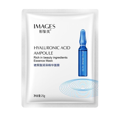 Picture of IMAGES Hyaluronic acid & Nicotinamide ingredients essence face sheet mask- 25g (1 Piece)