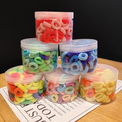 Picture of Princess Head Rope High Ealstic Small Circle Hair Band- 100 Pcs/Box - Hair Clip - Hair Clip