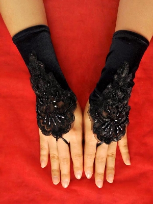Picture of Party & Weeding Women Short Hand Gloves- 1 Pair