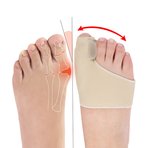Picture of SEBS toe flip corretor day and night orthopedic orthopeder, large foot bone toe overtopo corrector toe- 1 Pair