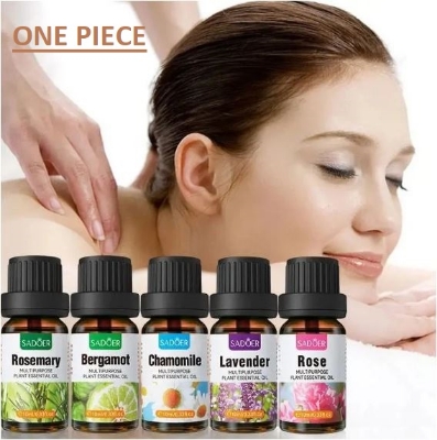 Picture of SADOER Rosemary Bergamot lavender Rose Chamomile Multipurpose Plant Face & Body Essential Oil- 10ml