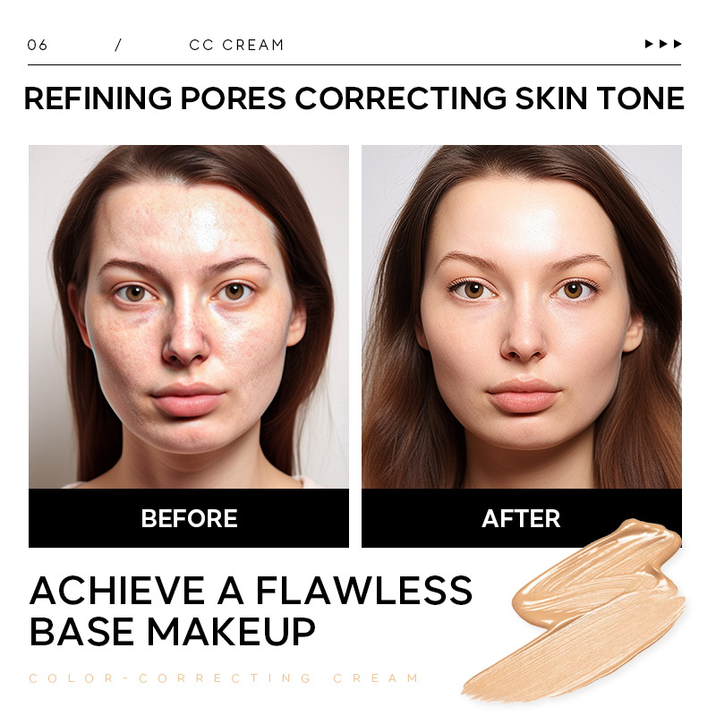 Picture of LAIKOU Long Lasting Sun Protected SPF15 Color Correcting CC Cream- 30g