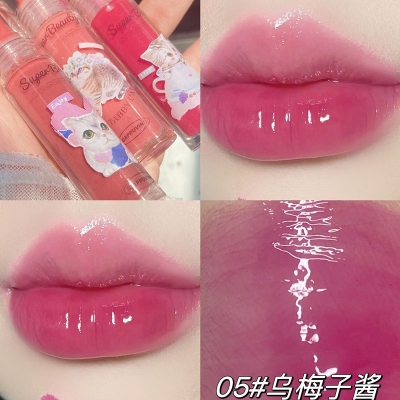 Picture of Cappuvini 3 in 1 Cute Cat Jelly Lip Tint- 3 Pcs/Set