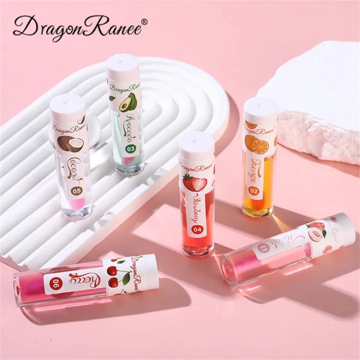 Picture of Dragon Ranee Moisturizing Fruit Lip Oil Set- 1.8gX3 Pcs