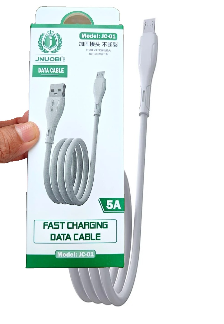 Picture of Cable_JNUOBI_JC-01 USB to-TYPE C_ TYPE B orginal China data Cable  TypeB  TypeC Cable -Fast Charging Cable Support 5A White 1 Meter-Cable-data cable