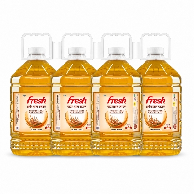 Picture of Fresh Rice Bran Oil - 5ltr 4 Pcs Bundle