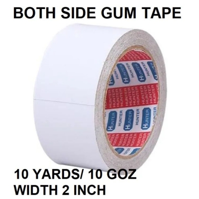 Picture of Double Sided Gum Tape/Both Side Tape 2 inch 10 Yards Tape - Clear