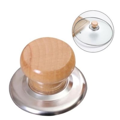 Picture of 1 Piece Lid Handle Reusable Wear-resistant Pot Cover Handle with Screws - Gold