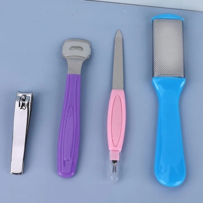 Picture of 4--in-1 Pedicure Set, Professional Pedicure Tool Foot Dead Skin Remover Is Suitable For Home And Salon Care - Multicolor