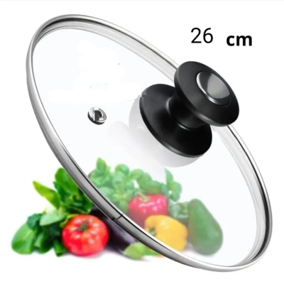 Picture of 26 CM Glass Lid For Frypan/ Rice Cooker (All Size Available) - Clear