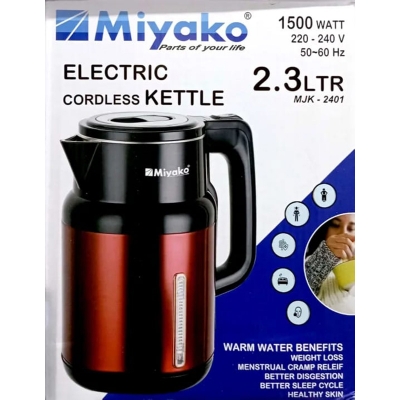 Picture of Miyako 2.3 Liter Electric Kettle MJK-2401 - Red
