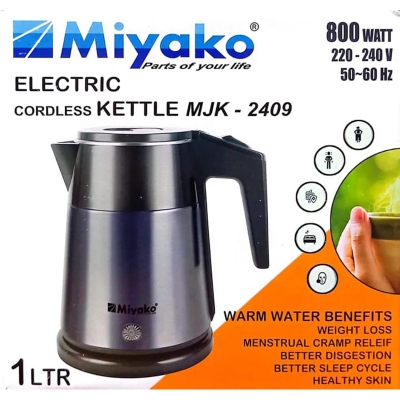 Picture of Miyako Automatic Electric Kettle 1 Ltr. MJK-2409 / MK-10 - Blueberry