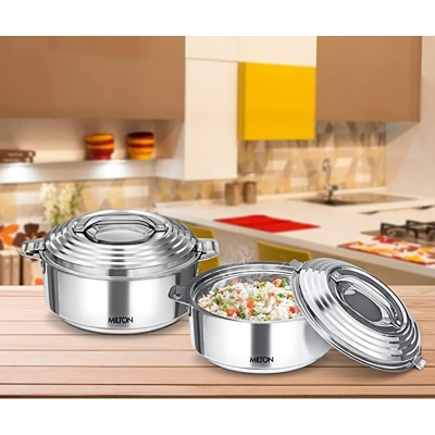 Picture of Milton Galaxia Stainless Steel Casserole 2500ML - Silver