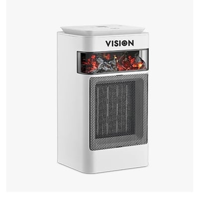 Picture of Vision Room Heater Fire with Smooth Moving System - Black