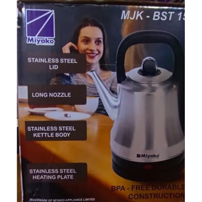 Picture of Miyako Electric Cordless Kettle – MJK-BST 15 - Multicolor
