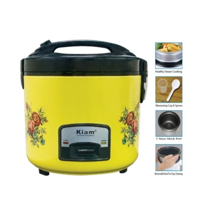 Picture of Kiam Rice cooker Delux (FB) Full Body DFB-102 1.8 Ltr. - Multicolor